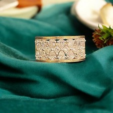 Anello fascia nuziale diamanti