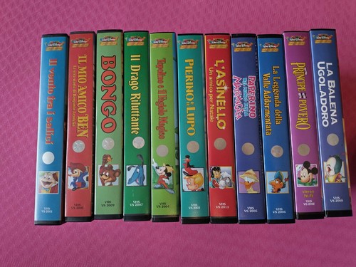Lotto vhs walt disney i - 11,