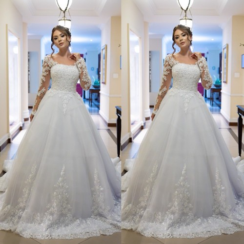 Abiti sposa maniche - maniche, lunghe