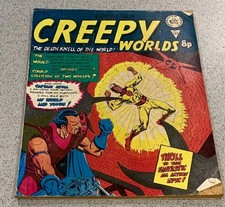 Creepy Worlds #137 VG Captain