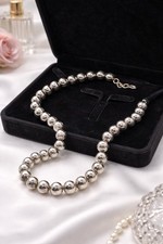 Collana girocollo con perline