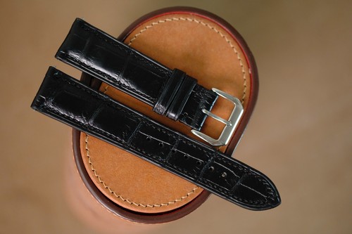 Cinturino orologio nero fatto