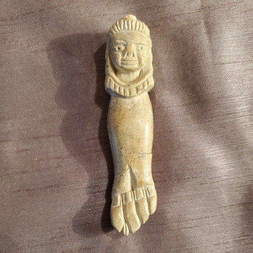 Dea etrusca manu figa pietra - dea,