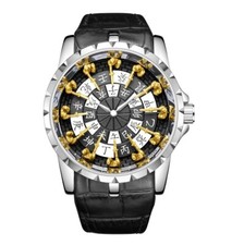 Orologio Zodiac Warrior Scheletro Uomo Unico Automatico Meccanico Orologio Uomo