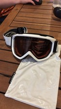Occhiali da sci bianchi marca Scott praticamente nuovi