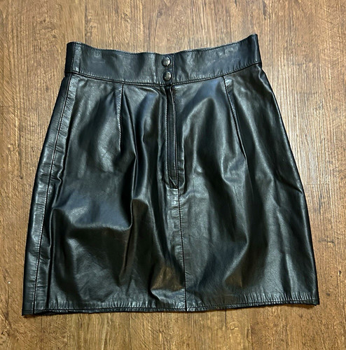 Minigonna vintage leathercraft - vintage,