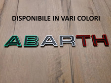 Scritta Griglia Anteriore Abarth 500/595 Punto Lettere Calandra Restyling