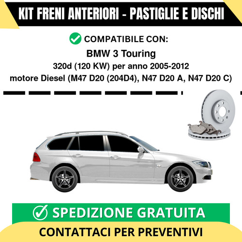 Kit freni anteriori - kit, (pastiglie
