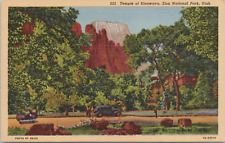 Postcard Temple of Sinawava