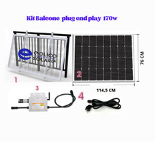 kit fotovoltaico da Balcone plug end play 170w