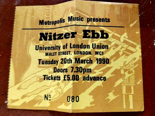 Nitzer ebb biglietto concerto - biglietto,