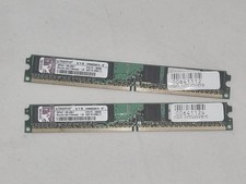 2 Moduli RAM DDR2 1GB KINGSTON KVR800D2N6/1G PC2-6400 800MHz