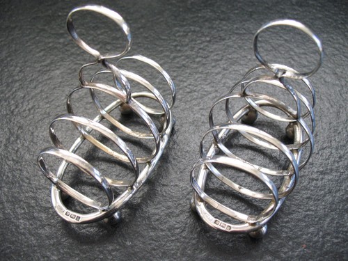 Porta toast argento - 2, 925