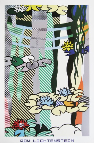 Roy lichtenstein ninfee con - -,