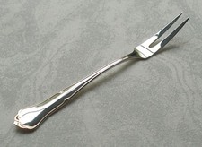 Raro Piccolo Aufschittgabel Stile Chippendale IN 830er Argento Finnland Um 2007