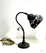 LAMPADA STILE TIFFANY ABATJOUR ART NOUVEAU VINTAGE TABLE LAMP FLOWER 31,5 cm/h