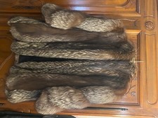 pelliccia di volpe argentata taglia 44