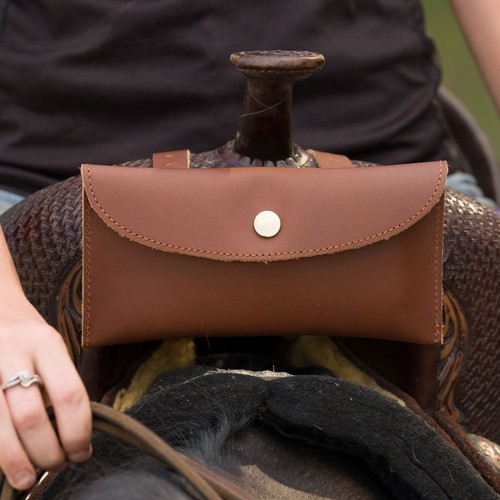 Genuine leather horse saddle - leather,