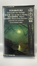 EMI Tchaikovsky Serenade Strings Bach Handel Cassette Tape Alexander Faris