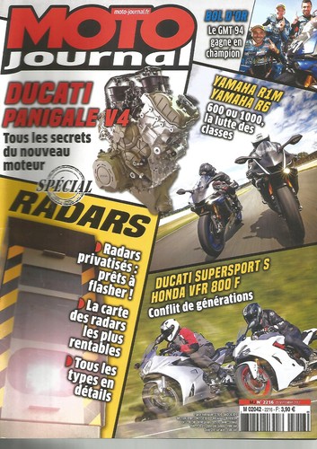 Moto journal 2216 duc - moto, n°2216