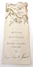1927  Lunch & Dinner Menus in