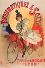 Poster Manifesto Locandina Pubblicità Stampa Vintage Biciclette Francesi Parigi