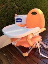 CHICCO rialzo sedia pocket snack colore mandarino. Usato ma come nuovo.