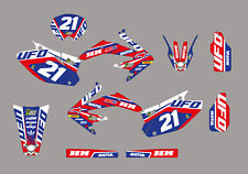 KIT GRAFICHE ADESIVI  T.C. HM DERAPAGE 50 125 CROSS SUPERMOTARD CRYSTAL