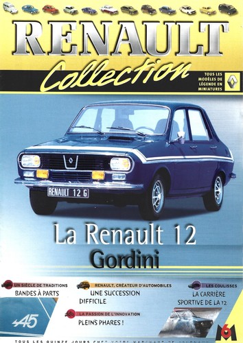 Fascicule renault 12 - renault,