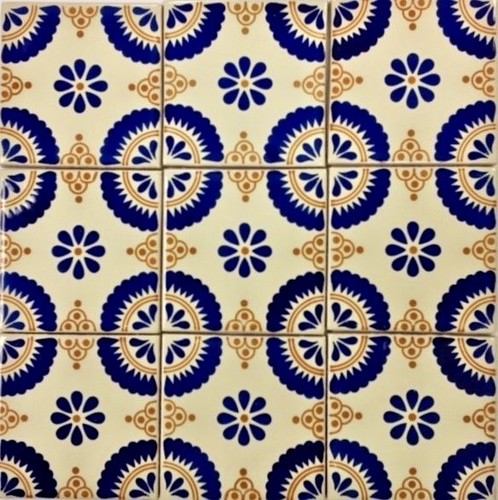 Piastrella talavera flor - piastrella,