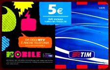 SCHEDA RICARICA TIM DA OGGI MTV MTV5-C ETU D3 AGO 2010