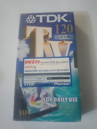 Tdk 120 tved - e-120, vhs