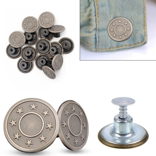 Bottoni jeans metallo 17mm - bottoni,