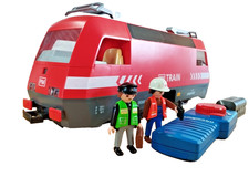 Playmobil treno RC treno rosso