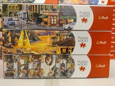 LOTTO PUZZLE TREFL DA 6000 PEZZI - USATI COME NUOVI - DESCRIZIONE PIU' INFO