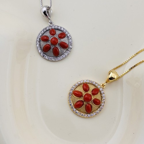 Ciondolo tondo argento 925