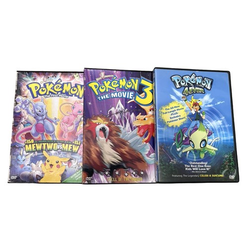 Pokémon movie dvd lot 3 - pokémon,