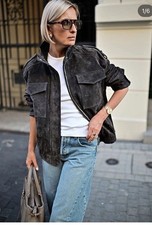 ZARA NUOVA GIACCA DONNA PELLE