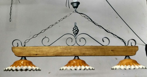 Bilanciere lampadario rustico - bilanciere,