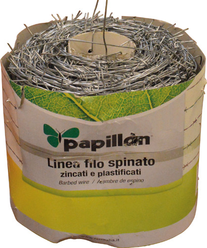 Filo spinato zincato papillon - filo,