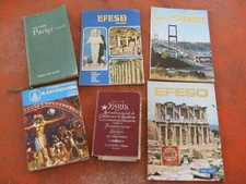 Lotto 9 guide turistiche vintage (Parigi, Turchia, Tunisia, Svizzera, Egitto)
