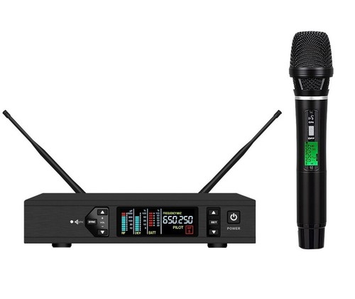 Microfono karaoke wireless uhf - karaoke,