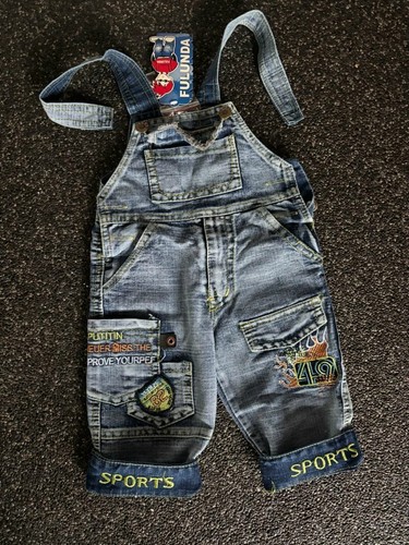 Salopette jeans bambino