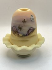 Fenton 2 Piece Burmese Yellow