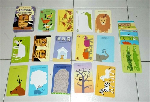 Animali disegnare schede - da,