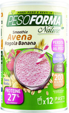 Nature Smoothie Fragola E Banana, Pasto Sostitutivo per Il Controllo Del Peso, S