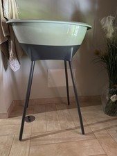 Vaschetta Bagnetto neonati con treppiede, riduttore e tubo di scarico  - LUMA