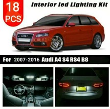 KIT LED INTERNI AUDI A4 AVANT B8 CONVERSIONE COMPLETA + LUCI TARGA CANBUS