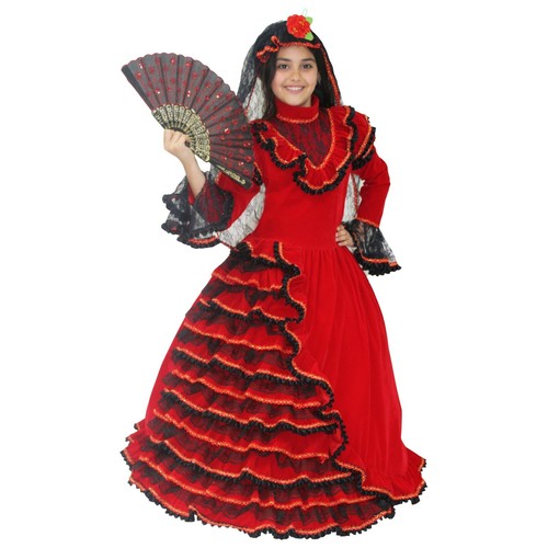 Costume spagnola velluto - costume,