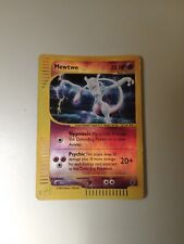 Vecchia Carta Pokémon Mewtwo vintage 2002 Expedition Set English Holo Reverse